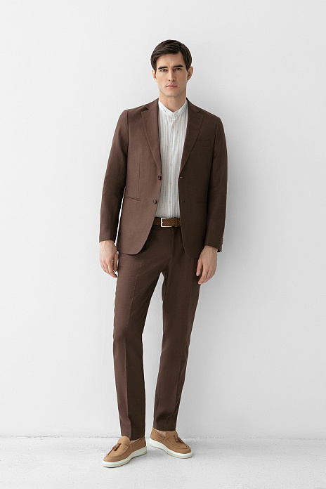 Костюм изо льна и хлопка, цвет 