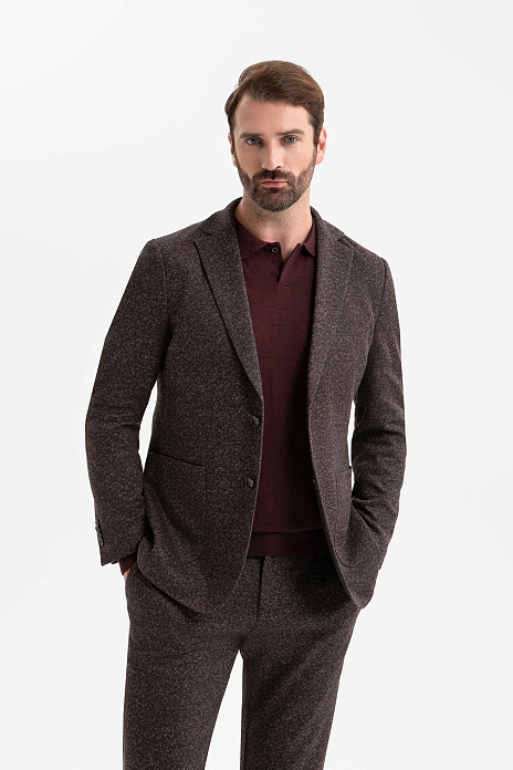 Костюм с эффектом меланжа, цвет 