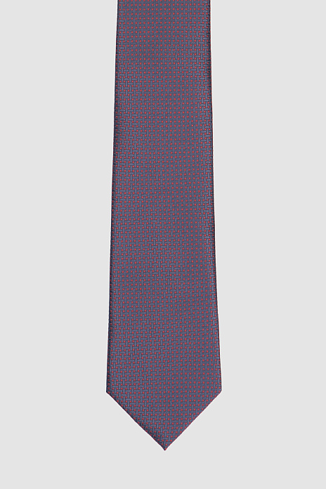 Галстук с микроузором, цвет Синий темный