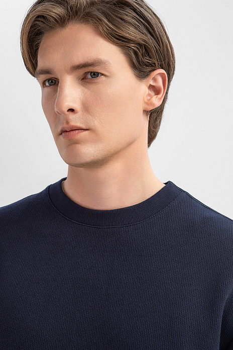 Толстовка, лимитированная коллекция, цвет Синий темный