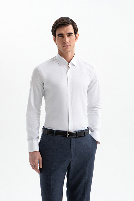 Сорочка из хлопка Getzner с защитой от пятен, цвет Белый