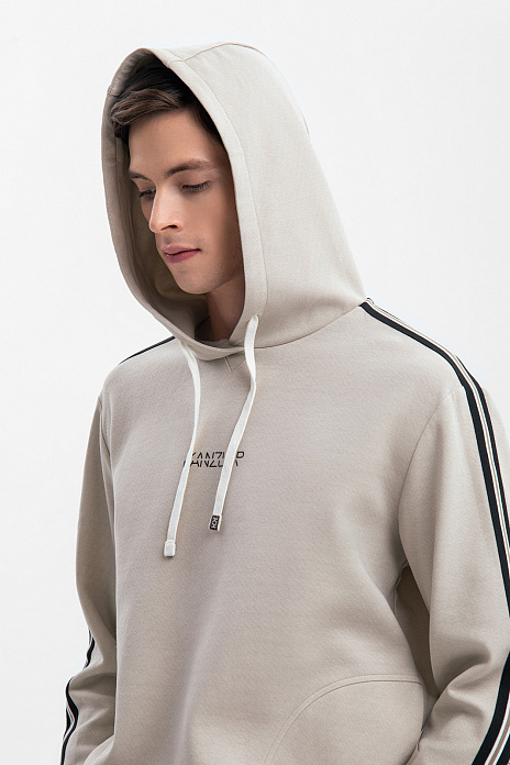 Толстовка с капюшоном, цвет Бежевый светлый