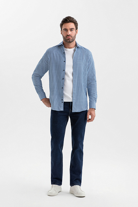 Джинсы Regular fit, цвет Синий темный