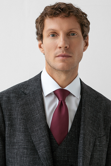 Пиджак из шерсти, льна и шёлка, цвет Антрацит