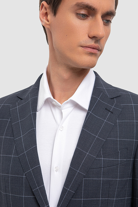 Костюм из шерсти, устойчивый к сминанию, цвет 