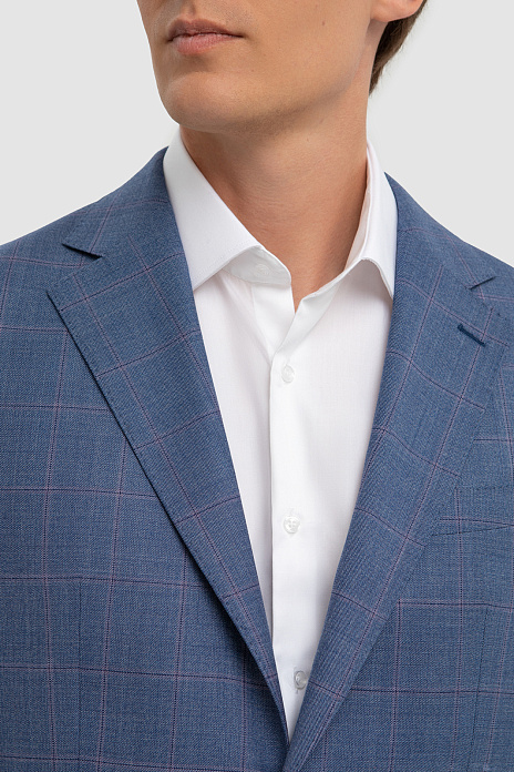 Костюм из шерсти с водоотталкивающей обработкой, устойчивый к загрязнениям, цвет 