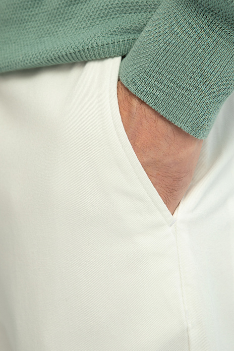 Брюки из хлопка, цвет Белый