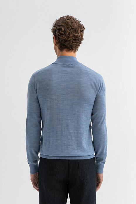 Водолазка из шерсти, цвет Голубой