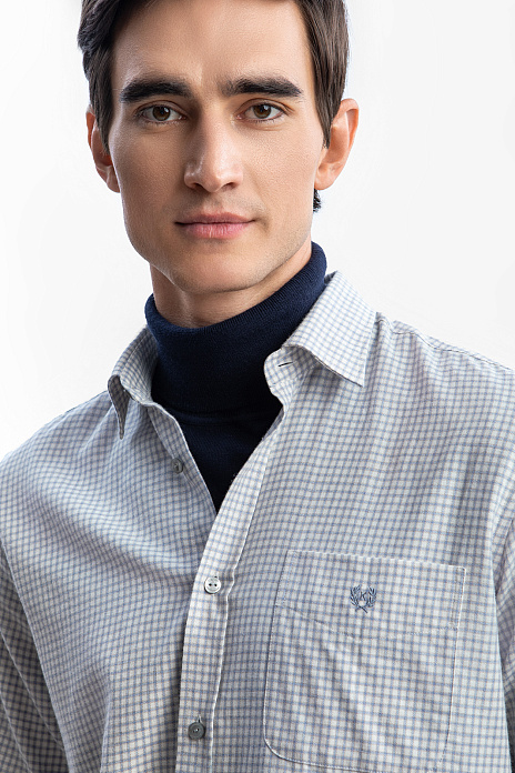 Фланелевая рубашка, лимитированная коллекция, цвет Голубой