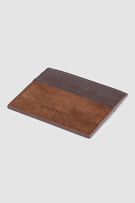 Кошелек из натуральной кожи, цвет Коричневый
