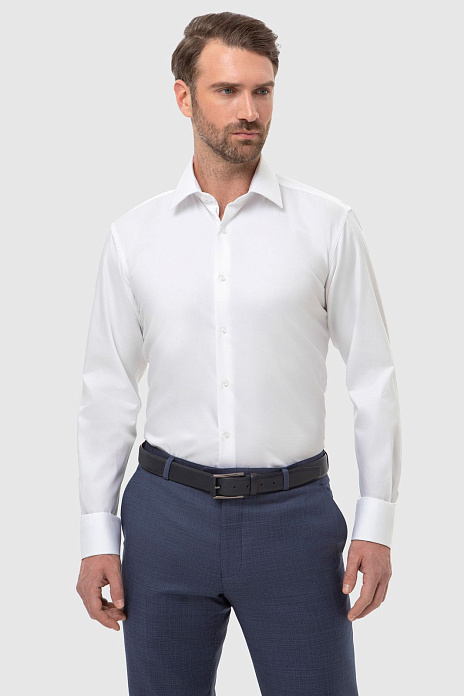 Сорочка из хлопка белая, цвет Белый