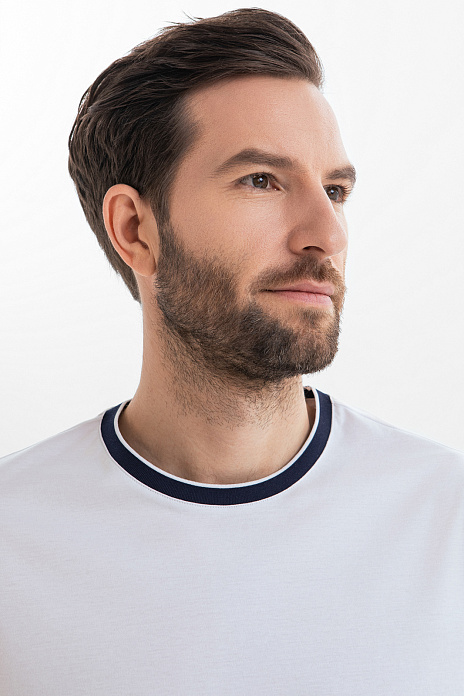 Футболка из мерсеризованного хлопка, цвет Белый