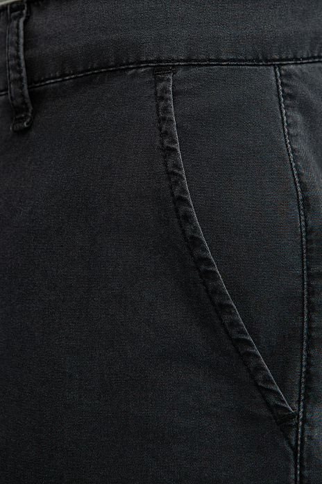 Джинсовые шорты-бермуды, цвет Серый темный