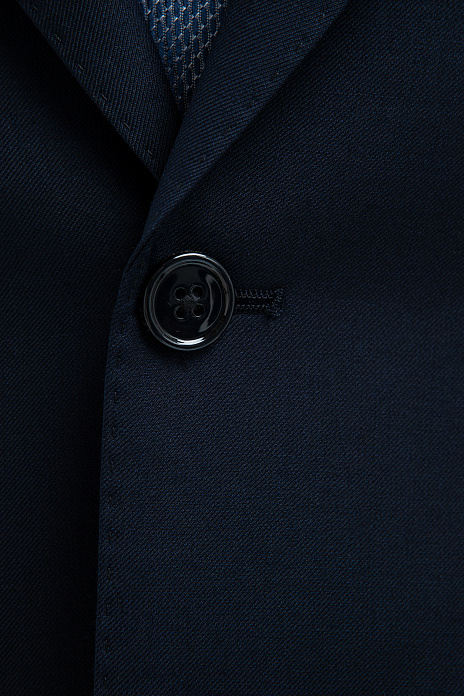 Пиджак из смесовой шерсти, цвет Синий темный