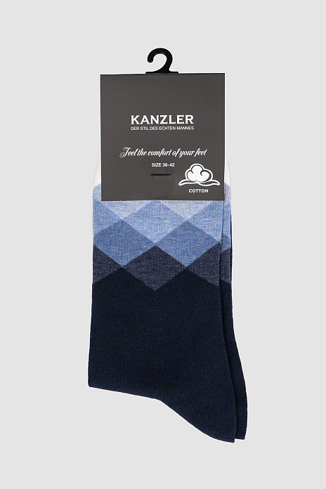 Носки из хлопка, цвет Синий темный