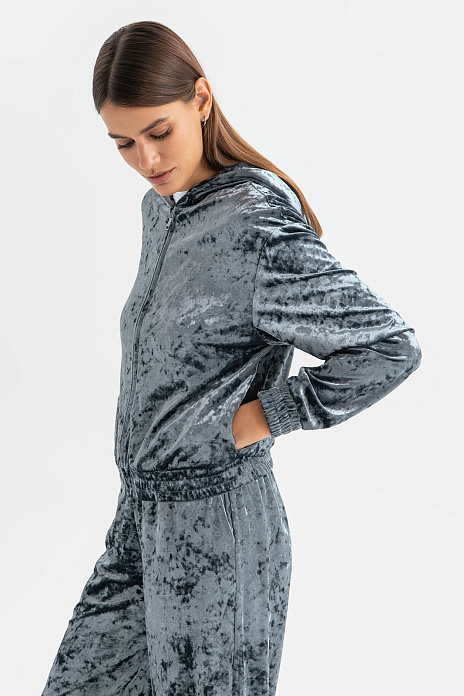 Спортивный костюм с бархатной фактурой, цвет 