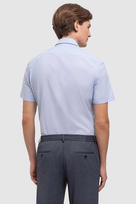 Сорочка с коротким рукавом, голубой цвет, цвет Голубой светлый