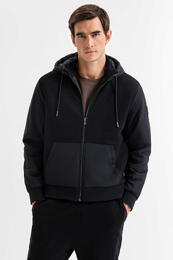 Толстовка с капюшоном утепленная