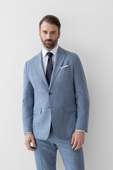 Костюм из шерсти и шелка, цвет 