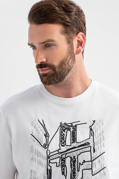 Футболка из хлопка, цвет Белый